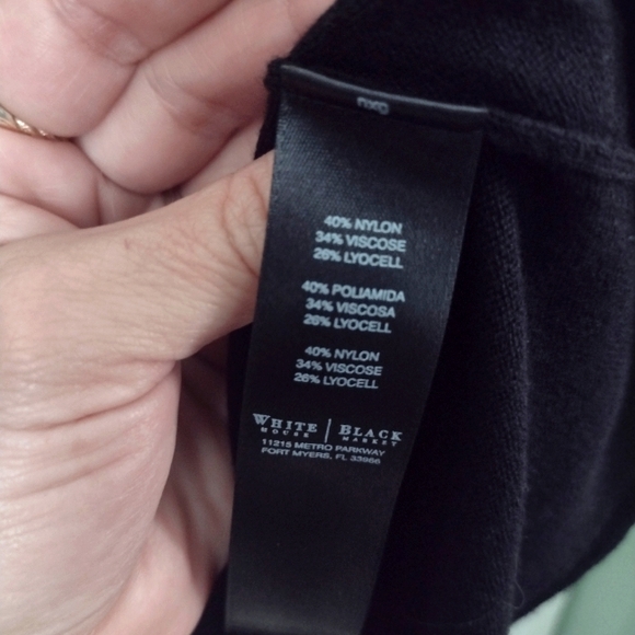 NWT WHBM Deep V Mini Dress - Picture 9 of 11